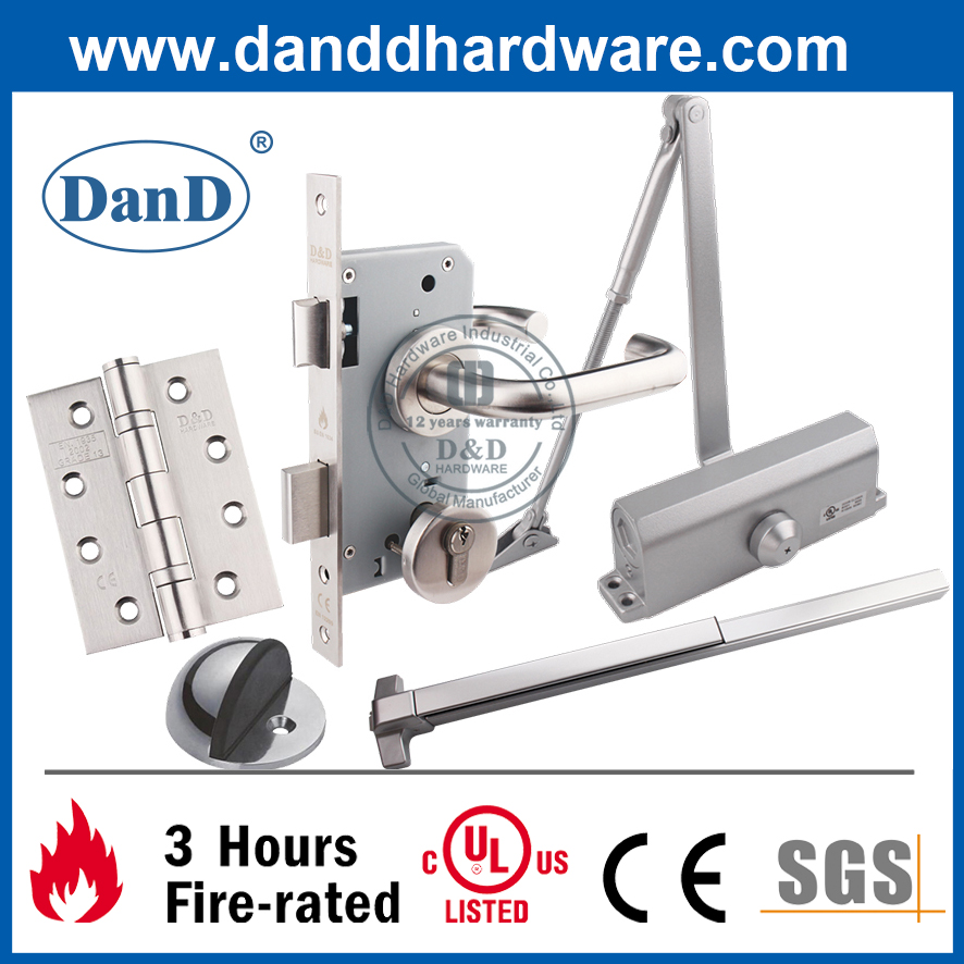 Boulon de porte à flush en acier inoxydable pour porte en bois-DDDB005