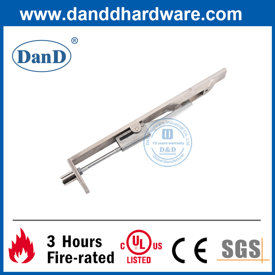 Boulon de rinçage robuste en acier inoxydable pour porte en bois-DDDB001