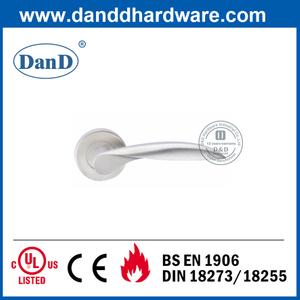 Acier inoxydable 304 poignée de porte rosette ronde pour la porte en métal-ddsh026