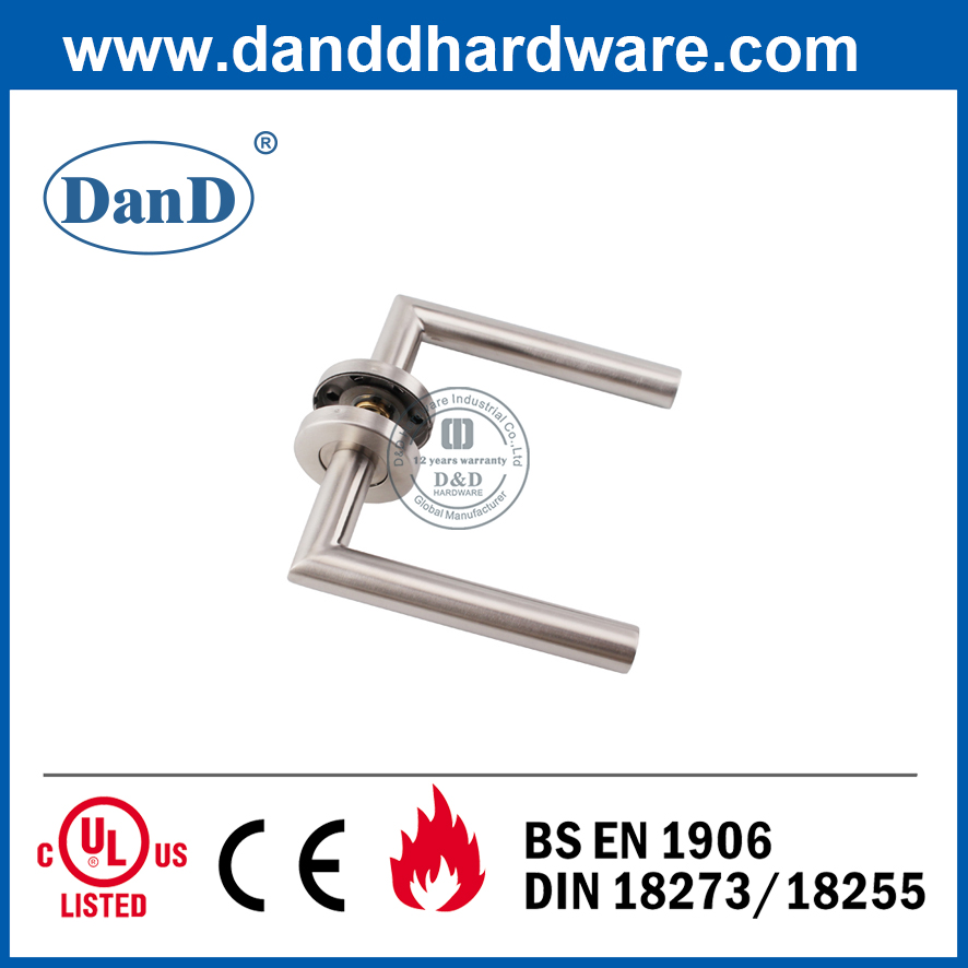 FR1906 CLASSE 4 Acier inoxydable 304 Poignée de porte à l'épreuve du feu - DDTH003